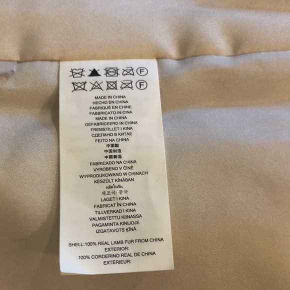 Michael Kors Shearling Vest Genuine Lamb Fur - Picture 5 of 6